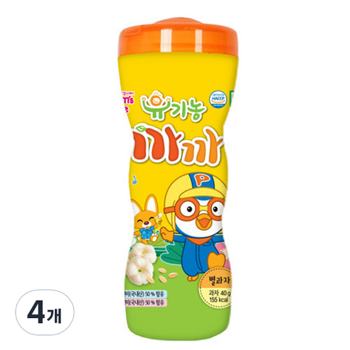 프로엠 맘스케어 유기농까까 별과자 40g, 곡물맛, 4개