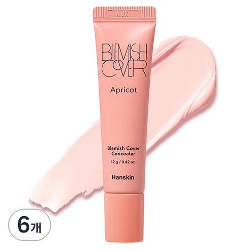 한스킨 블레미쉬커버 컨실러 12g, 살구, 6개