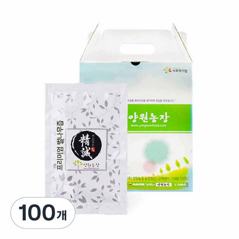 양원농장 프리미엄벌나무즙, 100개, 80ml