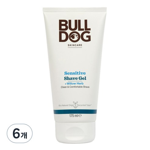 불독 스킨케어 센서티브 쉐이브 젤, 175ml, 6개