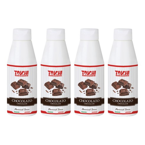토스키 초콜릿맛 소스, 200g, 4개