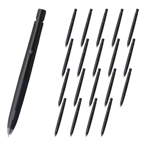 제브라 블렌 젤잉크펜 0.7mm, 블랙바디 + 블랙잉크, 20개