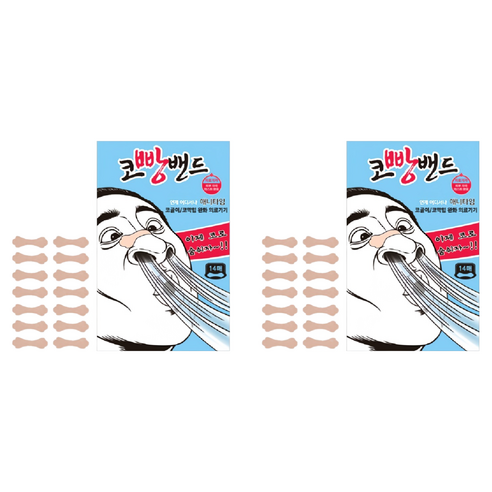 코빵밴드 애니타임 비강확장기 14p, 2개