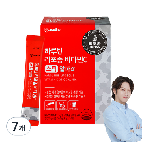 하루틴 리포좀 비타민C 스틱 알파 30p, 7개, 90g