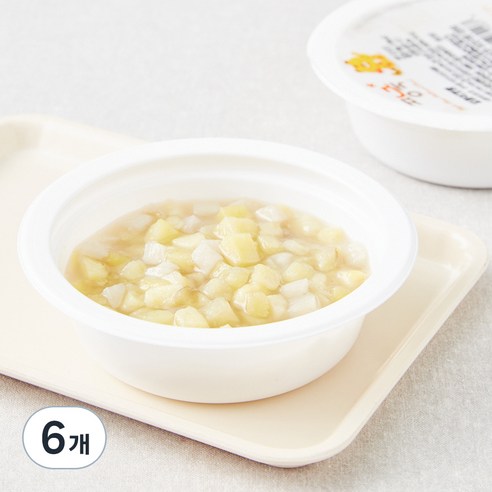 짱죽 12개월부터 이유식 반찬 달콤이맛탕, 100g, 6개, 맛탕