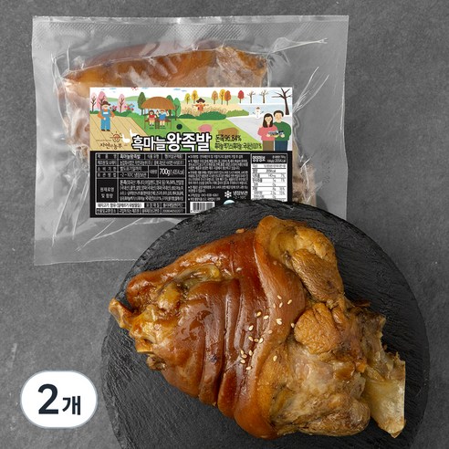 자연과농부 흑마늘 왕족발, 700g, 1개