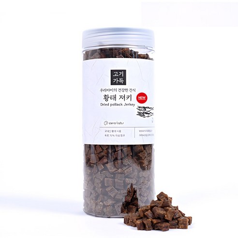 제로랩스 고기가득 져키 강아지 간식, 황태, 1kg, 1개