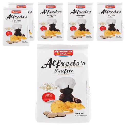 아미카칩스 알프레도 트러플 감자칩, 100g, 6개