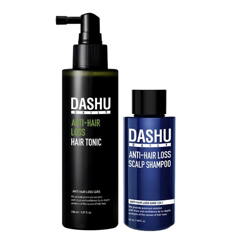 다슈 데일리 데일리 허브 헤어토닉 150ml + 데일리 한방 두피 골드 샴푸 50ml 세트, 1세트