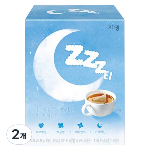 쟈뎅 Zzz티, 22.64g, 8개입, 2개