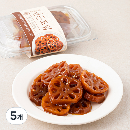 정성식품 연근조림, 100g, 5개
