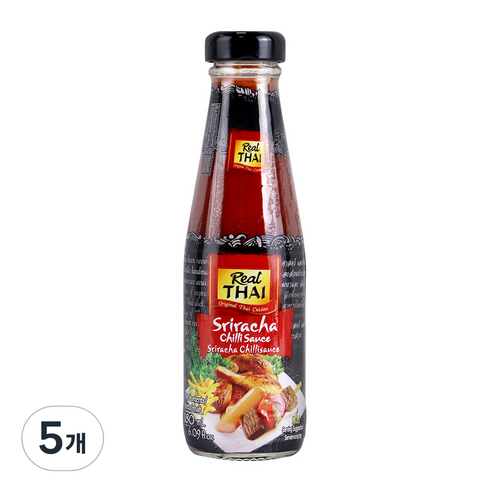 리얼타이 스리라차핫칠리, 180ml, 5개