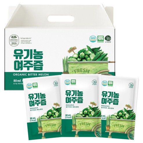 유기농마루 유기농 여주즙 60p, 1개, 4.8L