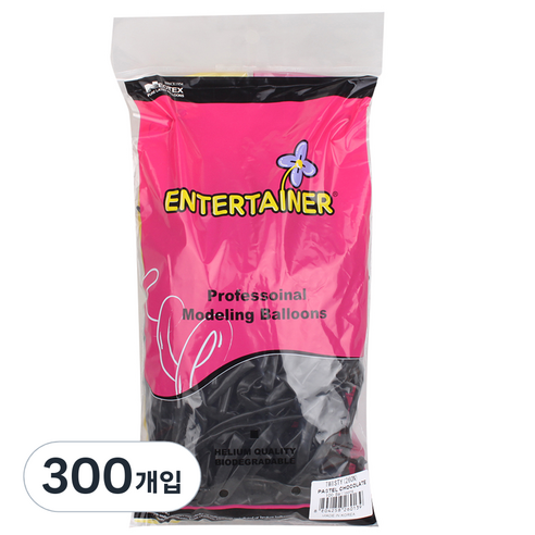 파티쇼 네오룬즈 260N 요술풍선, 파스텔  초콜릿, 300개