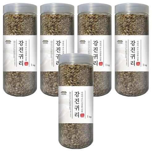 건강곡간 강진귀리 통, 1kg, 5개