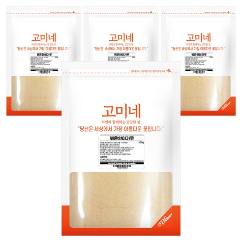 고미네 볶은현미가루, 500g, 4개