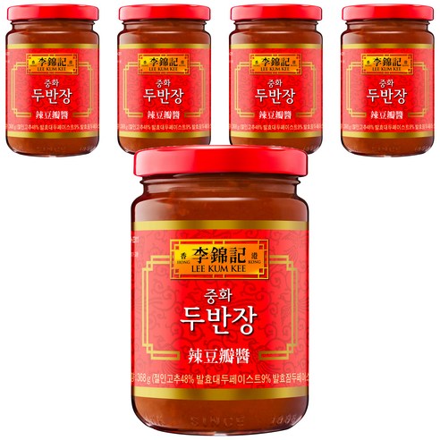 이금기 중화 두반장, 368g, 5개