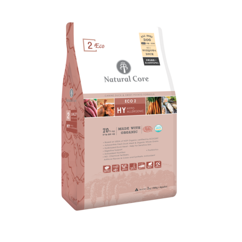 네츄럴코어 에코2 하이포알러제닉 큰입자 오리 1개, 2kg