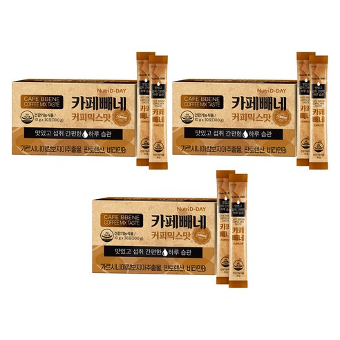뉴트리디데이 카페빼네 커피믹스맛 30포, 300g, 3개