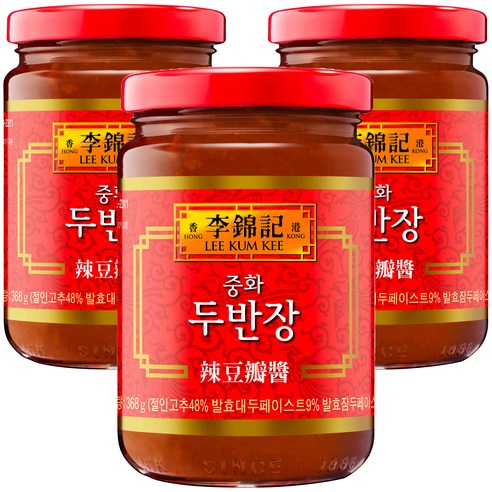 이금기 중화 두반장, 368g, 3개