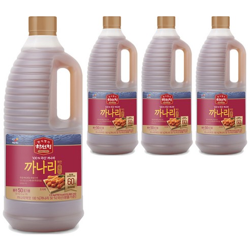 하선정 까나리액젓 골드, 2.5kg, 4개