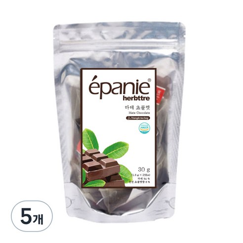에빠니 차 티백 허브차, 1.5g, 20개입, 5개
