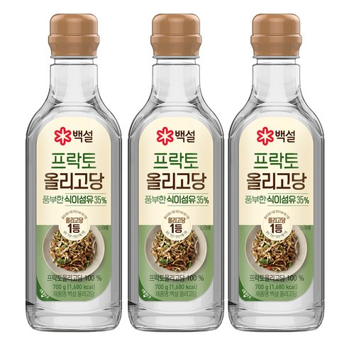 백설 올리고당, 700g, 3개
