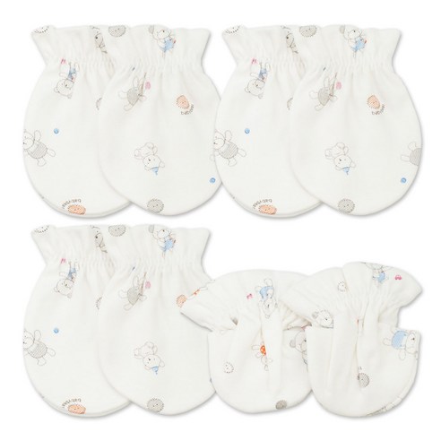 베이비베어 유아용 고미 손싸개 6p + 발싸개 2p 세트