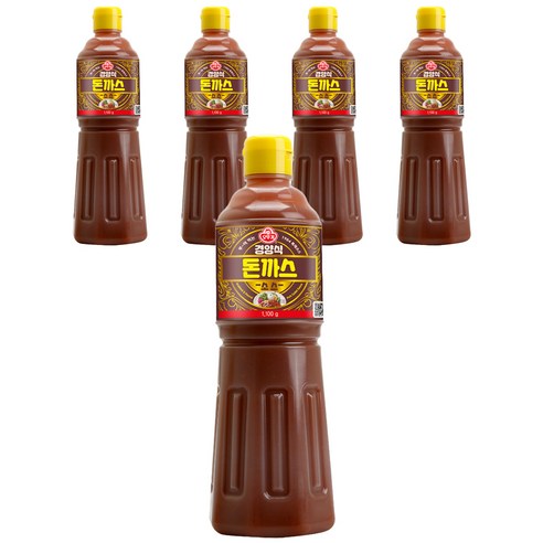 오뚜기 경양식 돈까스소스, 1.1kg, 5개