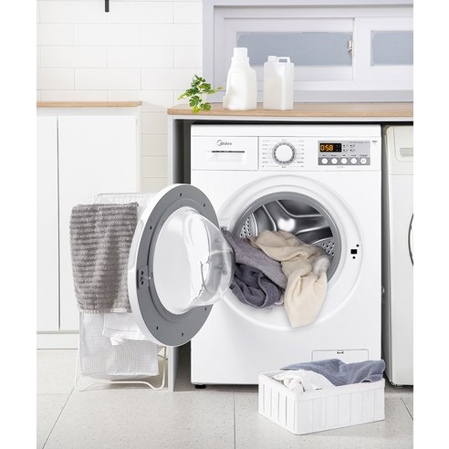 꼼꼼한 세탁, 합리적인 가격: 미디어 드럼 세탁기 MW-F902W 9kg로 편리한 세탁 생활을 시작하세요.