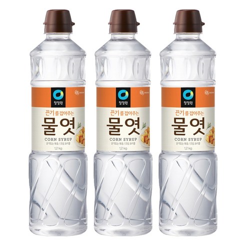 청정원 물엿, 1.2kg, 3개