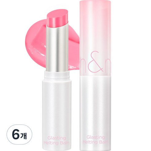 롬앤 글래스팅 멜팅 밤, 09 피오니즈, 3.5g, 6개