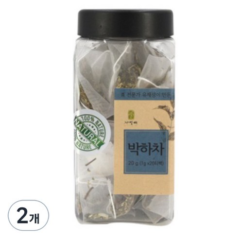 자연애 박하차, 1g, 20개입, 2개