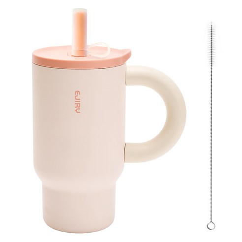 에지리 무아 스테인리스 텀블러, 피치, 1개, 770ml