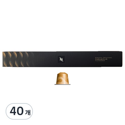 네스프레소 바리스타 크리에이션 캐러멜향 커피, 5g, 10개입, 4개