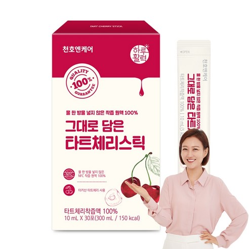 천호엔케어 착즙 원액 그대로 담은 타트체리스틱, 300ml, 3개