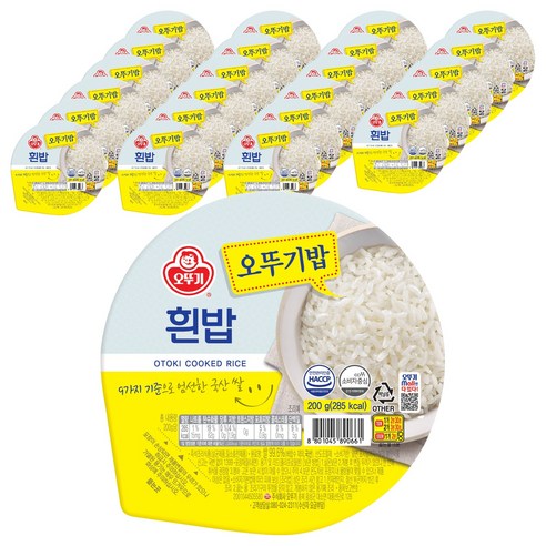 오뚜기 흰밥, 200g, 24개