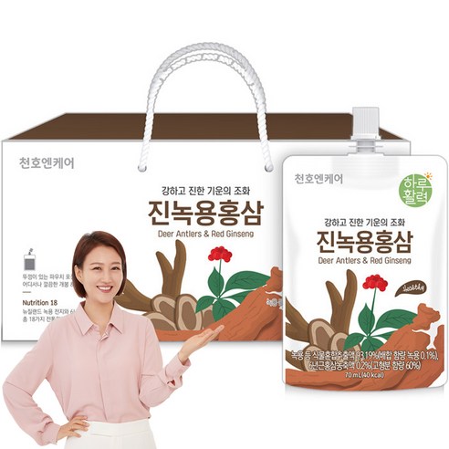 천호엔케어 하루활력 진녹용홍삼즙 30p, 1개, 2100ml