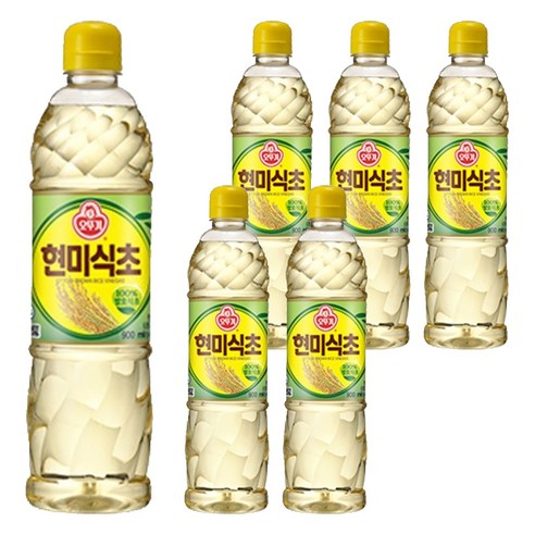 오뚜기 현미식초, 900ml, 6개