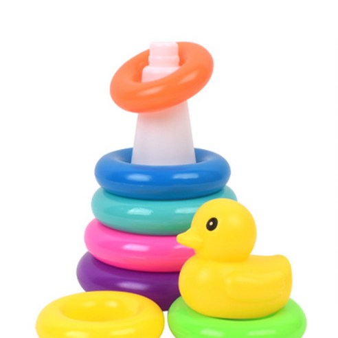 7단 오리 링토스 링쌓기로 우리 아이의 즐거운 성장 여정을 시작하세요!