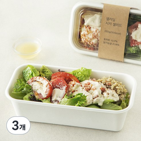 샐러딩 시저 샐러드, 230g, 3개