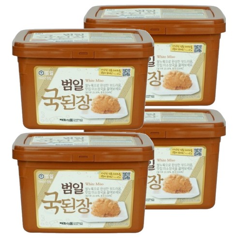 범일 국된장, 3kg, 4개