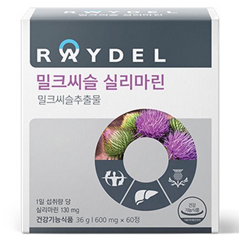 레이델 밀크씨슬 실리마린 36g, 60정, 1개