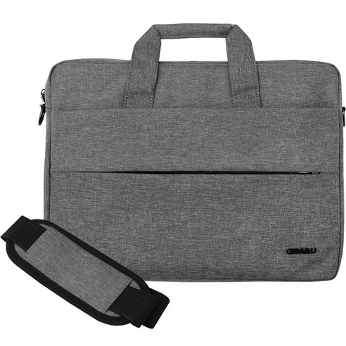 심플한 디자인의 리빙토픽 에어백 미니 노트북 가방, 진그레이 
PC주변기기