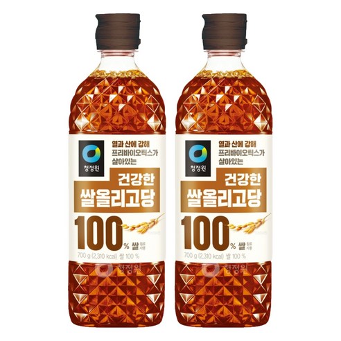 청정원 쌀올리고당, 700g, 2개