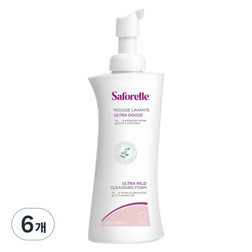 사포렐 울트라 마일드 클렌징폼, 250ml, 6개