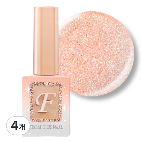 프롬더네일 글리터 젤네일, FG189, 10g, 4개