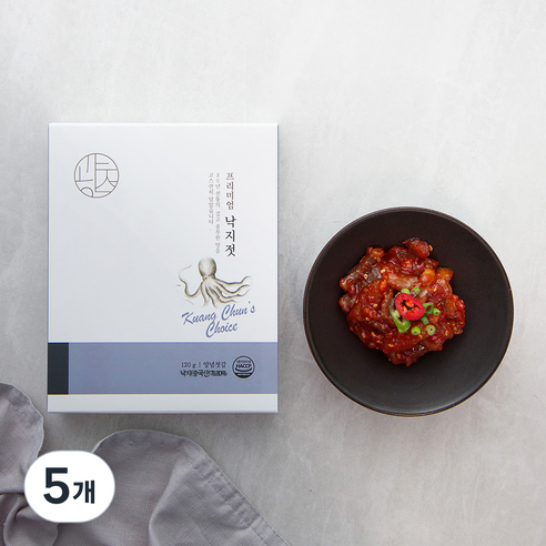 광천수산 낙지젓, 120g, 5개