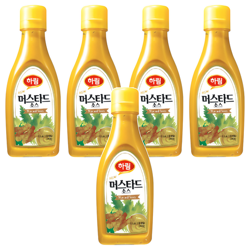 하림 뉴 머스타드 소스, 280g, 5개