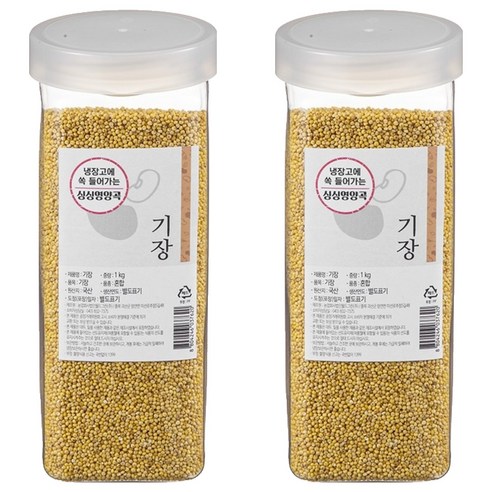 월드그린 싱싱영양통 기장쌀, 1kg, 2개